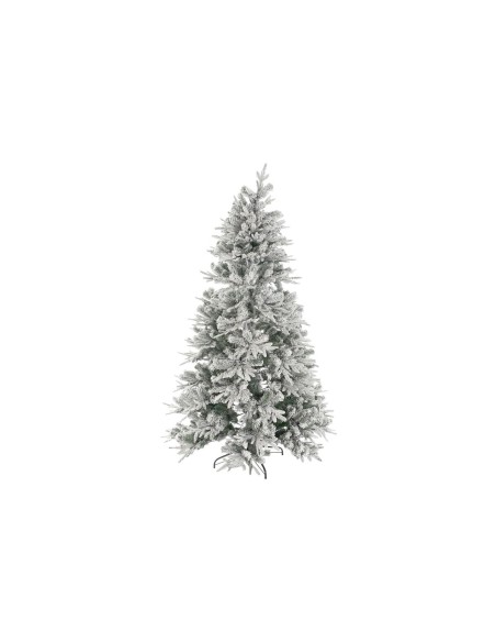 Sapin de Noël Home ESPRIT Blanc Polyéthylène Enneigé 120 x 120 x 210 cm