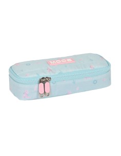 Trousse d'écolier Moos Garden 22 x 5 x 8 cm Turquoise