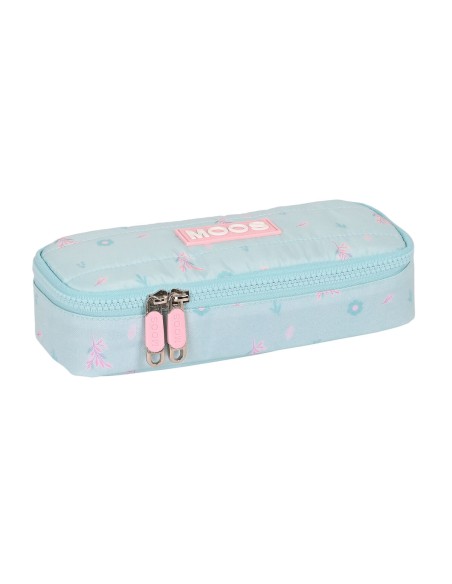 Trousse d'écolier Moos Garden 22 x 5 x 8 cm Turquoise