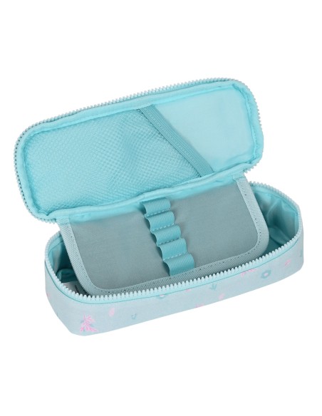 Trousse d'écolier Moos Garden 22 x 5 x 8 cm Turquoise
