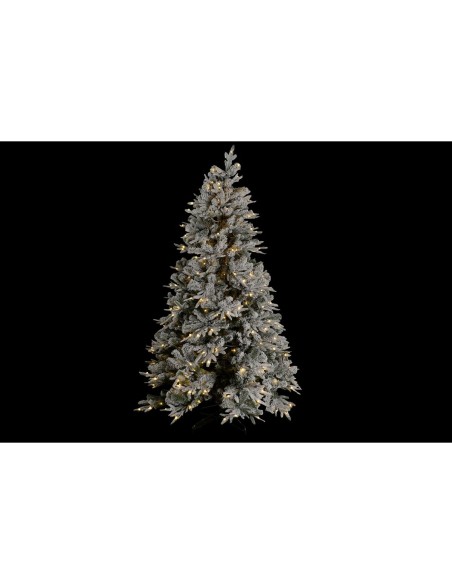 Sapin de Noël Home ESPRIT Blanc Polyéthylène Enneigé 120 x 120 x 210 cm