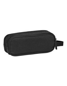 Trousse Fourre-Tout Double Safta Noir 21 x 8 x 6 cm 2