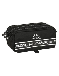 Trousse Fourre-Tout Triple Kappa 21,5 x 10 x 8 cm Noir