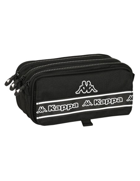 Trousse Fourre-Tout Triple Kappa 21,5 x 10 x 8 cm Noir