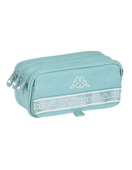 Trousse Fourre-Tout Triple Kappa 21,5 x 10 x 8 cm Bleu