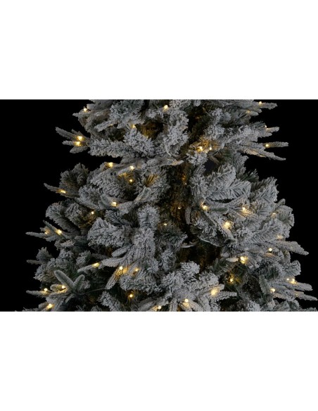 Sapin de Noël Home ESPRIT Blanc Polyéthylène Enneigé 120 x 120 x 210 cm