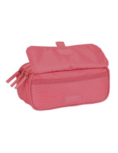 Trousse Fourre-Tout Triple Safta Marsala 21,5 x 10 x 8 cm Bordeaux 2