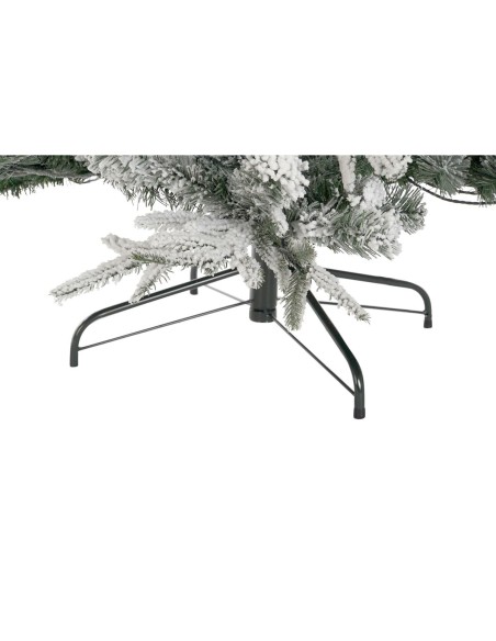 Sapin de Noël Home ESPRIT Blanc Polyéthylène Enneigé 120 x 120 x 210 cm