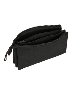 Trousse Fourre-Tout Triple Naruto Noir 22 x 12 x 3 cm 2