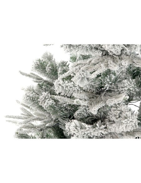 Sapin de Noël Home ESPRIT Blanc Polyéthylène Enneigé 120 x 120 x 210 cm