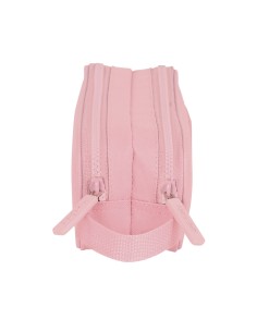 Trousse Fourre-Tout Double Safta Rose 21 x 8 x 6 cm 2