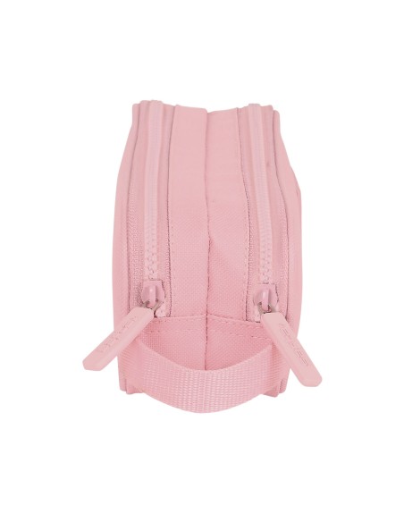 Trousse Fourre-Tout Double Safta Rose 21 x 8 x 6 cm