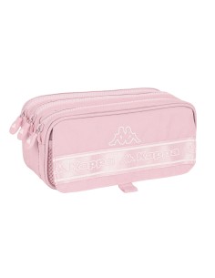 Trousse Fourre-Tout Triple Kappa 21,5 x 10 x 8 cm Rose