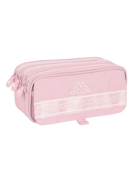 Trousse Fourre-Tout Triple Kappa 21,5 x 10 x 8 cm Rose