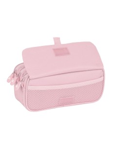 Trousse Fourre-Tout Triple Kappa 21,5 x 10 x 8 cm Rose 2