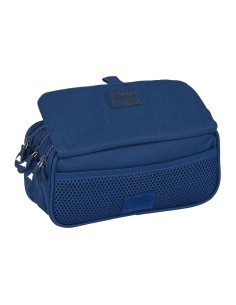 Trousse Fourre-Tout Triple Kappa 21,5 x 10 x 8 cm Blue marine 2