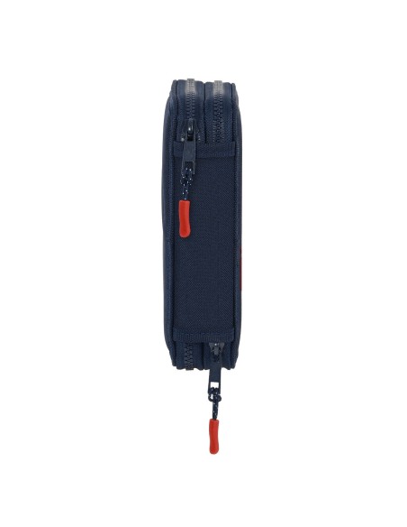 Plumier double Munich Flash Blue marine 12.5 x 19.5 x 4 cm (28 Pièces)