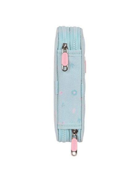 Plumier double Moos Garden Turquoise 12.5 x 19.5 x 4 cm (28 Pièces)