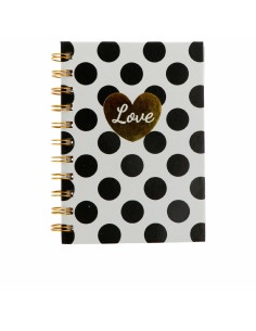 Carnet de Notes Inca   Noir Amour Blanc A6