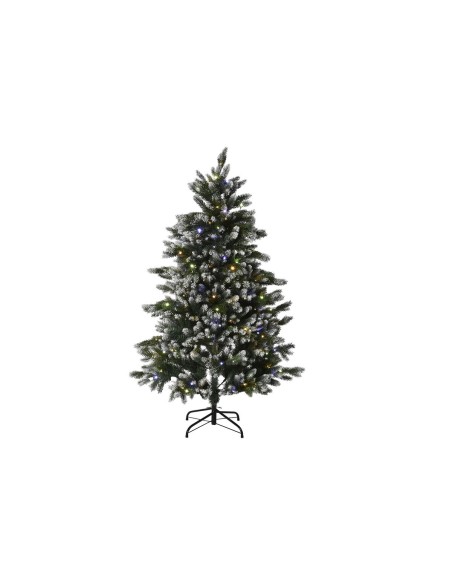 Sapin de Noël Home ESPRIT Vert Métal Polyéthylène Enneigé 110 x 110 x 150 cm