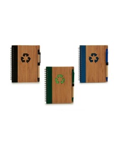 Cahier à Spirales avec Stylo Pincello AR1810137 1 x 16 x 12 cm Bambou (12 Unités) 2