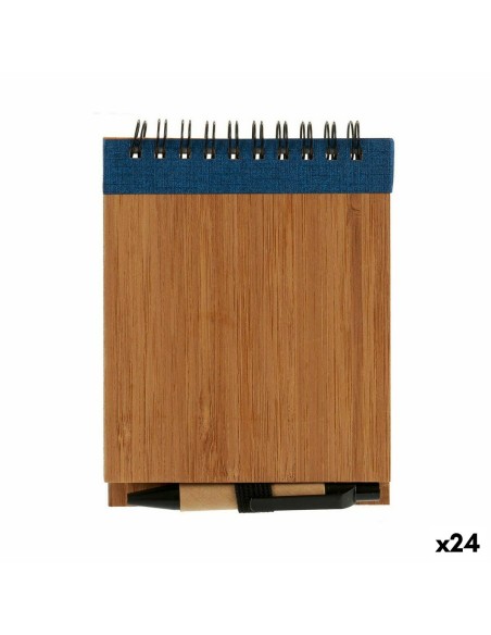 Cahier à Spirales avec Stylo Pincello AR1810135 1 x 10 x 13 cm Bambou (24 Unités)