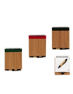 Cahier à Spirales avec Stylo Pincello AR1810135 1 x 10 x 13 cm Bambou (24 Unités) 2