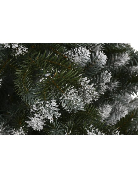 Sapin de Noël Home ESPRIT Vert Métal Polyéthylène Enneigé 110 x 110 x 150 cm
