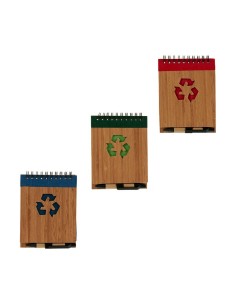 Cahier à Spirales avec Stylo Pincello AR1810139 1 x 10 x 13 cm Bambou (24 Unités) 2
