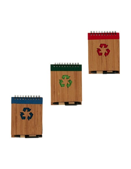 Cahier à Spirales avec Stylo Pincello AR1810139 1 x 10 x 13 cm Bambou (24 Unités)