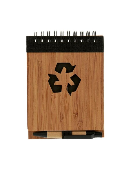 Cahier à Spirales avec Stylo Pincello AR1810139 1 x 10 x 13 cm Bambou (24 Unités)