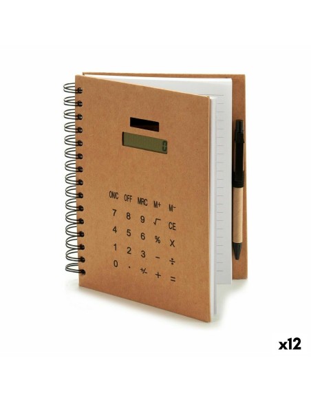 Cahier à Spirales avec Stylo Pincello AR1810114 2,5 x 21 x 18 cm Calculatrice (12 Unités)