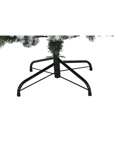 Sapin de Noël Home ESPRIT Vert Métal Polyéthylène Enneigé 110 x 110 x 150 cm
