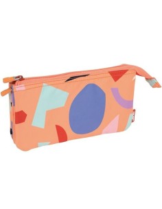 Trousse d'écolier Milan Animals Orange 22 x 12 x 4 cm