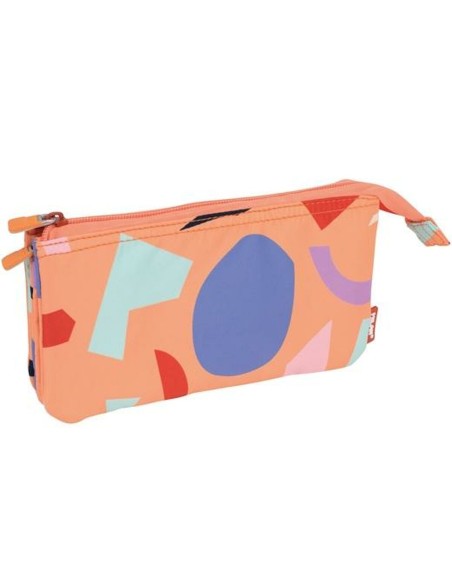 Trousse d'écolier Milan Animals Orange 22 x 12 x 4 cm