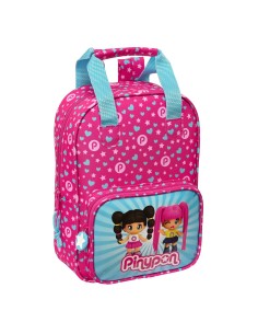 Cartable Pinypon Bleu Rose 20 x 28 x 8 cm