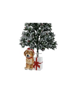 Base Home ESPRIT Magnésium 33,5 x 33 x 43 cm Sapin de Noël