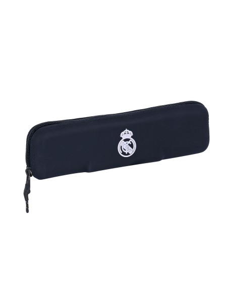 Trousse Fourre-Tout Double Real Madrid C.F. Blanc 20 x 5.5 x 2 cm