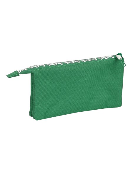 Trousse Fourre-Tout Double Real Betis Balompié Vert 22 x 12 x 3 cm