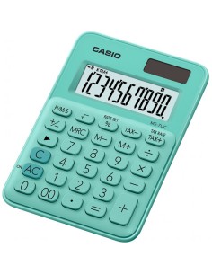 Calculatrice Casio MS-7UC-GN Vert Plastique
