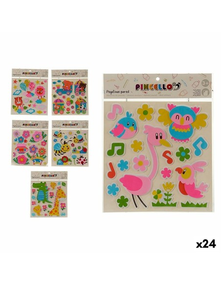 Autocollants Pincello AR1810171 Multicouleur 32 x 1 x 38 cm (24 Unités)