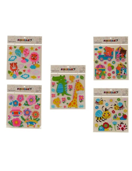 Autocollants Pincello AR1810171 Multicouleur 32 x 1 x 38 cm (24 Unités)