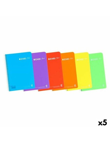 Cahier ENRI Din A4 80 Volets (5 Unités)