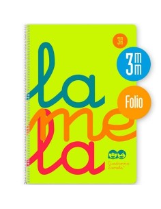 Cahier Lamela Jaune Din A4 80 Volets (5 Unités) 2