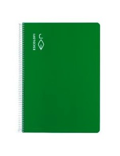 Cahier ESCOLOFI Vert A4 Din A4 40 Volets (5 Unités) 2