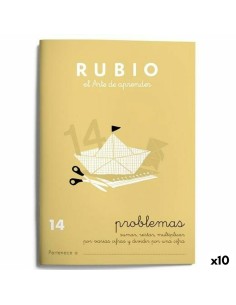 Cahier de maths Rubio Nº 14 A5 Espagnol 20 Volets (10 Unités)