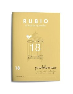 Cahier de maths Rubio Nº 18 A5 Espagnol 20 Volets (10 Unités) 2