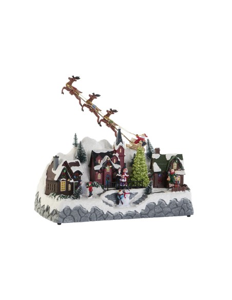 Décorations de Noël DKD Home Decor Multicouleur 34 x 18 x 27,5 cm