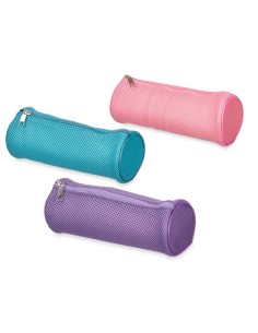 Trousse d'écolier cylindrique Pincello 441 Bleu Violet Rose 22 x 8 x 8 cm Rembourré (6 Unités) 2