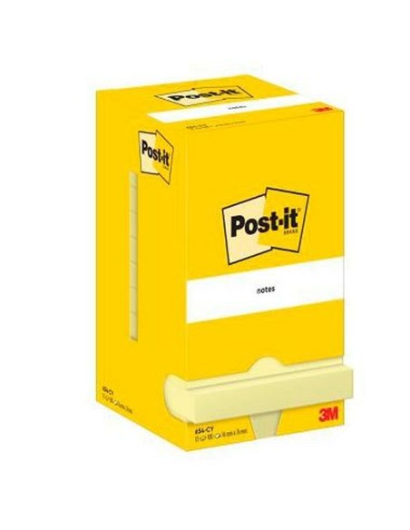Notes Adhésives Post-it 76 x 76 mm Jaune (2 Unités)